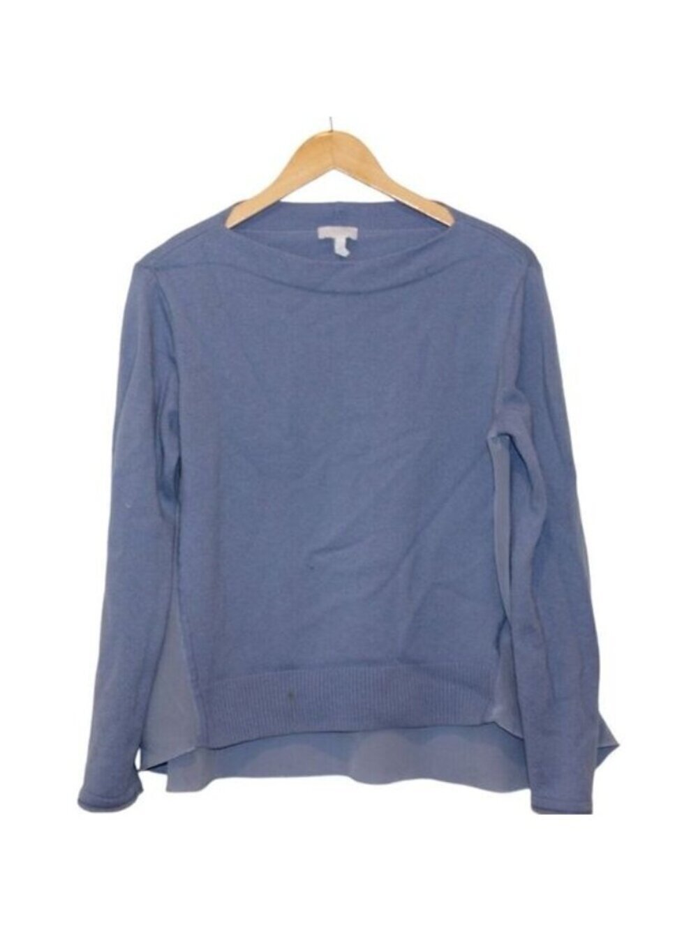 Escada Light Blue Wool Cashmere Pullover Sweater Women's Size Large